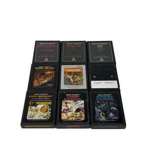Lot of 9 Atari 2600 Game Cartridges #09
